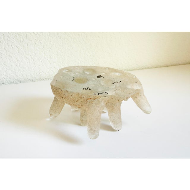 Hank Murta Adams Style Cast Glass Sculpture For Sale In Sacramento - Image 6 of 11