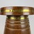 Mid-Century Modern Vintage Barrel-Shaped Coppered Oak Bar Cabinet, 1950s For Sale - Image 3 of 12