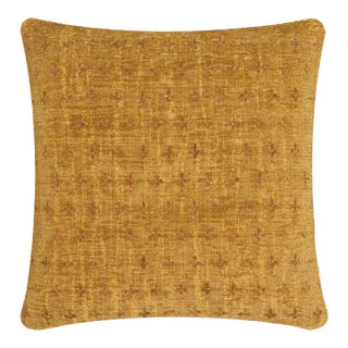 Fleur De Lys Mini Chenille Tapestry Cushion With Feather Filler - 43 X 43cm For Sale