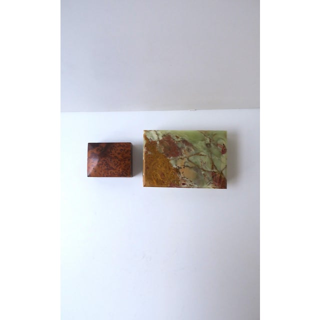 Wood Vintage Burl Wood Trinket Box, Mid-20th Century For Sale - Image 7 of 8