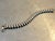 Mid-Century Modern 1970s Chunky Silver Tone Snake Link Bracelet For Sale - Image 3 of 3