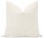 Pair of beautiful custom-made Paloma cut velvet pillows in alabaster. Meticulously handcrafted with serged interior seams,...