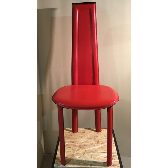 Alice Chairs attributed to Giorgio Cattelan for Cattelan, Italy, 1980s, Set of 4 For Sale - Image 9 of 12