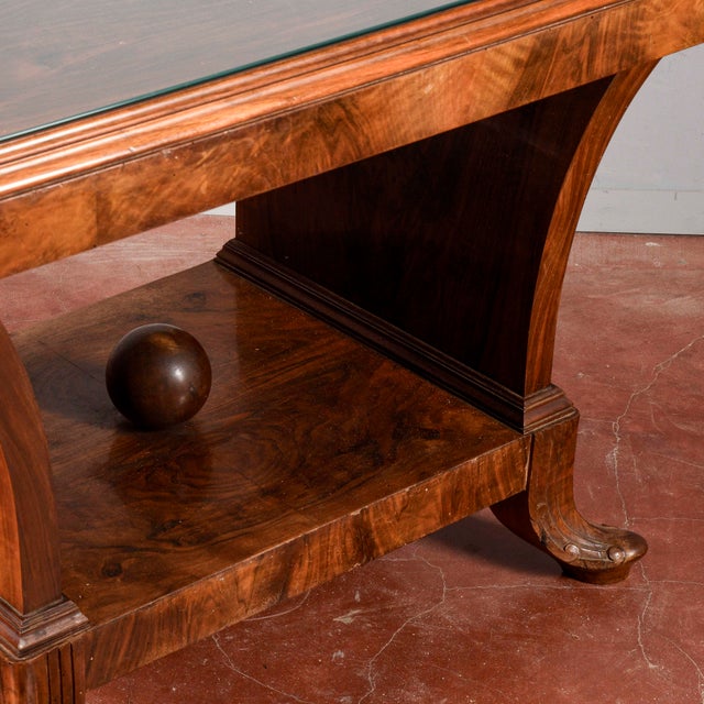 Art Deco Walnut and Briar Table with Extensions For Sale - Image 14 of 18