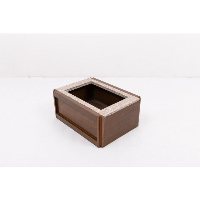 Brown Coffee Table by Angelo Mangiarotti for Molteni For Sale - Image 8 of 9