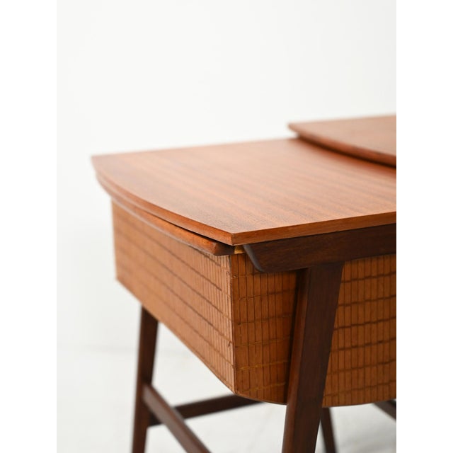 Scandinavian Nesting Coffee Tables with Wool Storage, 1960s, Set of 2 For Sale - Image 10 of 14