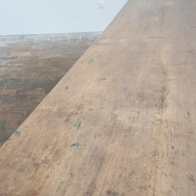 Wood Large 19th Century Shop Counter, France, 1890 For Sale - Image 7 of 9