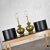Brass Mid 20th Century Tibetan Brass Lamps Hand Hammered With Glass Jewel Detail & New Black Shades, a Pair For Sale - Image 8 of 14