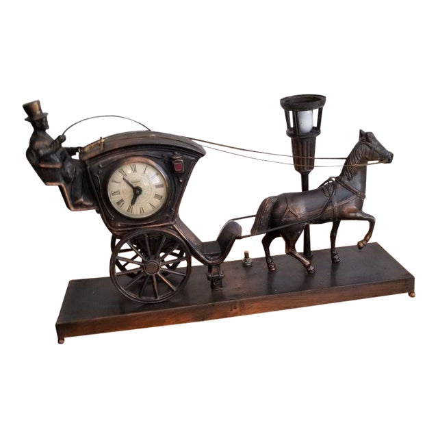 Horse Drawn Carriage Clock Chairish