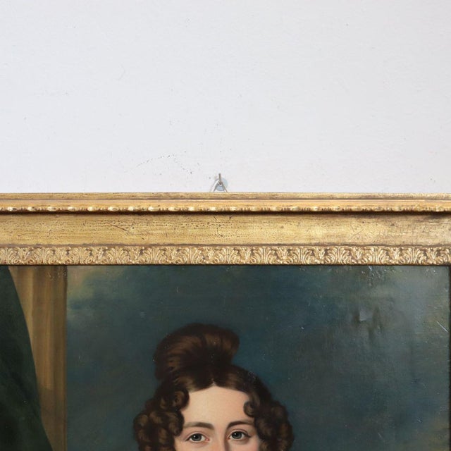 Unknown, Portrait of a Young Woman, Oil Painting on Canvas, Framed For Sale - Image 3 of 16