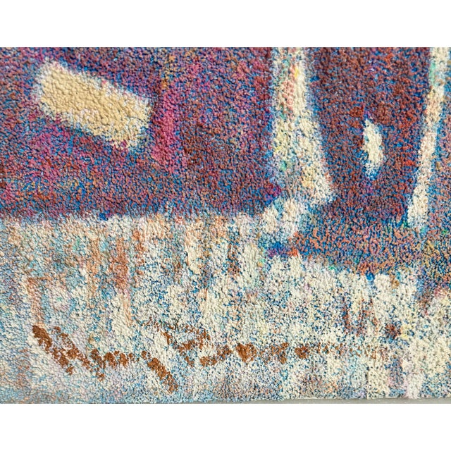 Post Impressionist Henry Benson, Large Pointillism Oil Painting Flower Seller and Cart Henry Benson Americana Art, For Sale - Image 3 of 8