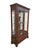 Traditional 1990s Ethan Allen British Classics Curio Cabinet China Hutch Display Breakfront Cherry For Sale - Image 3 of 14