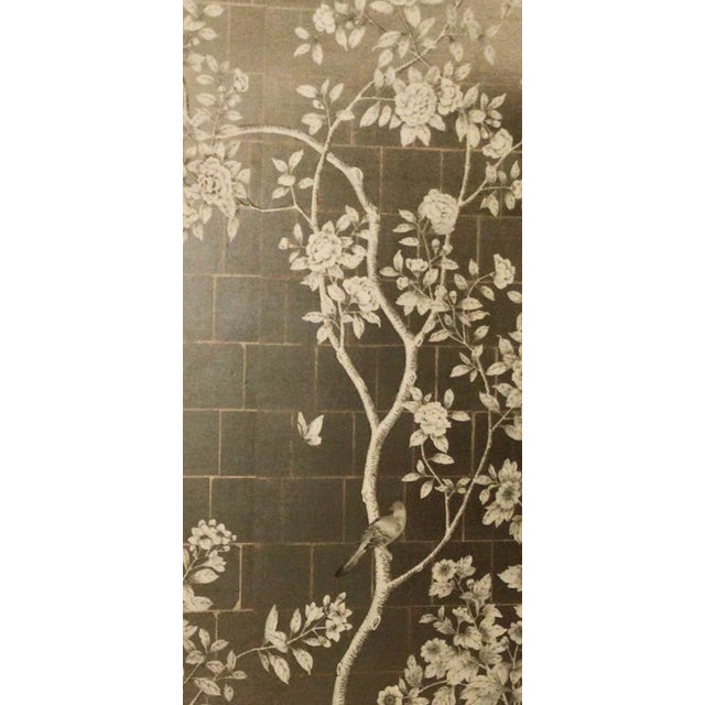 Not Yet Made - Made To Order Hand Painted Gilded Chinoiserie Wallpaper Panels - Set of 4 For Sale - Image 5 of 8