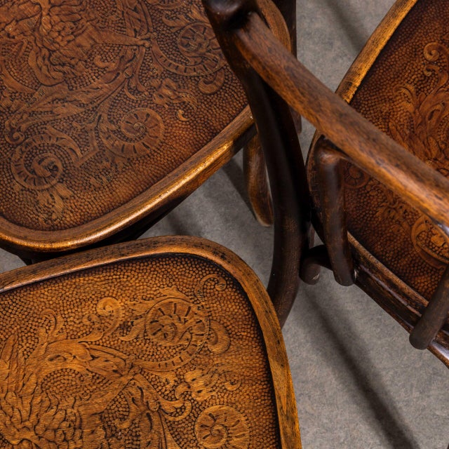 Wood Classic Back Bentwood Dining Chairs, 1940s, Set of 6 For Sale - Image 7 of 11