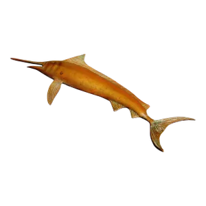 Vintage Brass Swordfish