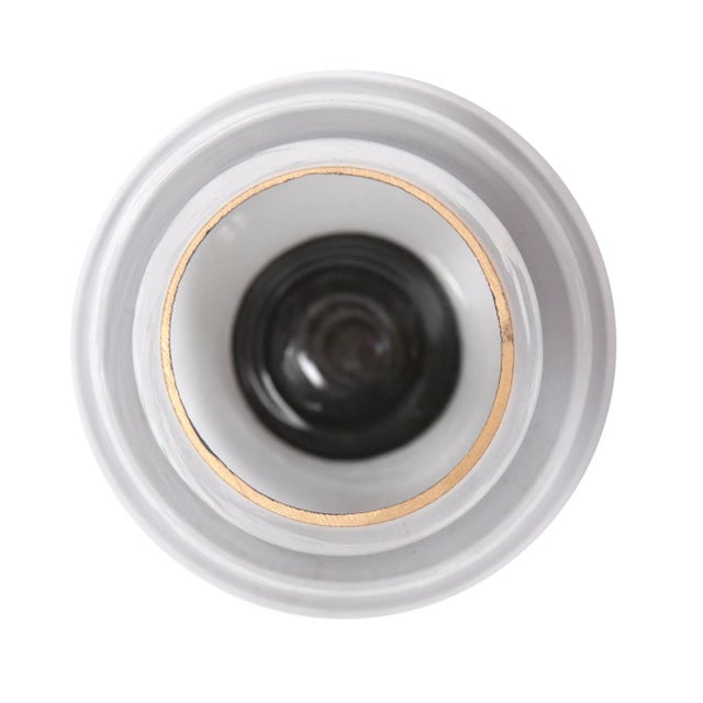 Kenneth Ludwig Chicago The Vector Glass Torpedo Vase, Short For Sale - Image 4 of 6