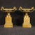 1930s Gilded Bronze and Yellow Marble Centerpieces, 1930, Set of 2 For Sale - Image 5 of 13