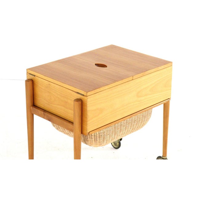 Vintage Lotus Sewing Box, 1960s For Sale - Image 12 of 13