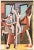 An excellent vintage period full-color print after Cubist painting "The Dancers" (1929) by Pablo Picasso. Printed in the...