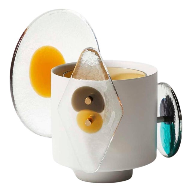 Wood Colourdisc Vase by Bethan Laura for Cassina For Sale