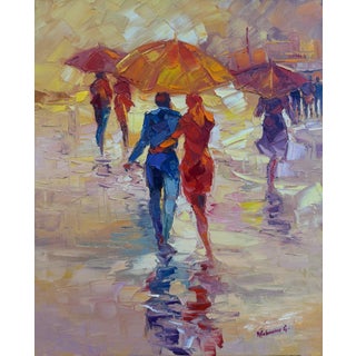 A Shared Shelter, Godfrey Afebuame (2026) Oil on Canvas For Sale