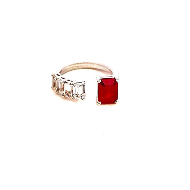 Magnificent Natural Ruby and Sapphire 6.5 Ring Size 14k Yellow Gold 3.11 TCW Certified $4,950 310634 This is a Unique...