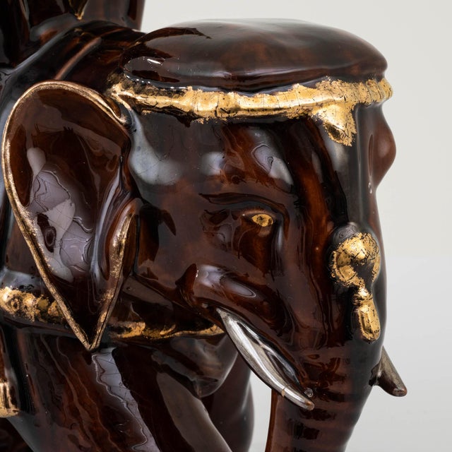 1960s French Ceramic Elephant For Sale - Image 11 of 18