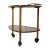 Vintage Walnut Serving Cart, 1950s For Sale - Image 6 of 9