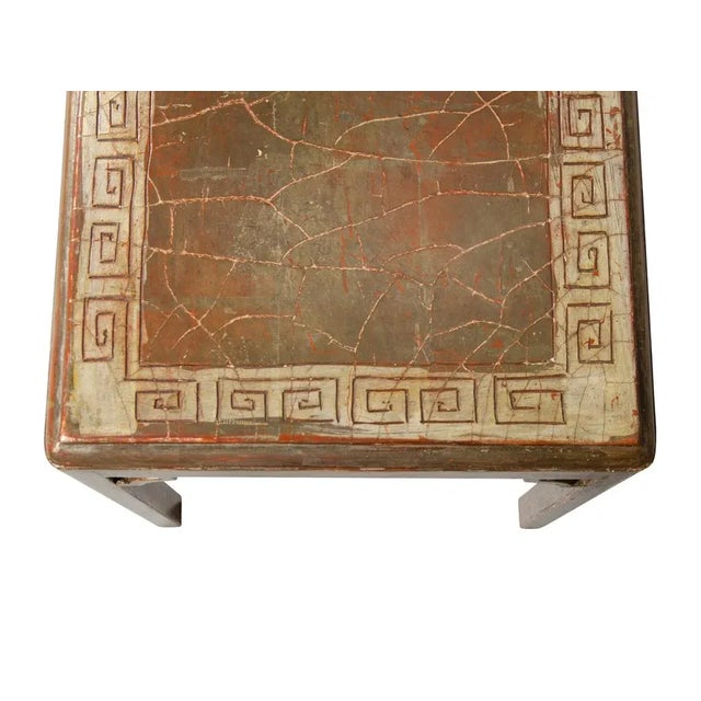 Silvered Wood Table Attributed to Max Kuehne For Sale - Image 9 of 12