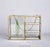 Vintage Brass and Glass Curio Display Cabinet This versatile cabinet can be showcased as a wall hanging or placed on a...
