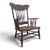American Armchair with Spindles and Cane Seat For Sale - Image 12 of 12