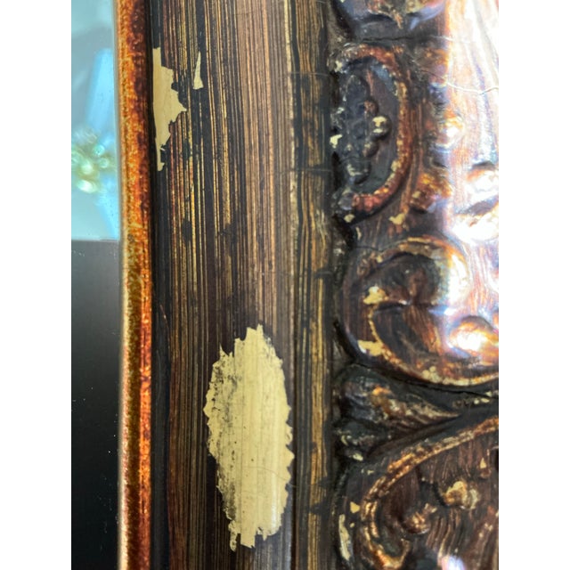 Vintage j.a. Olson Oval Mirror For Sale - Image 4 of 10