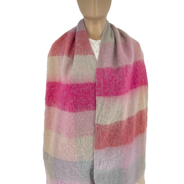 Acne Studios Colored Block 80% Wool Scarf