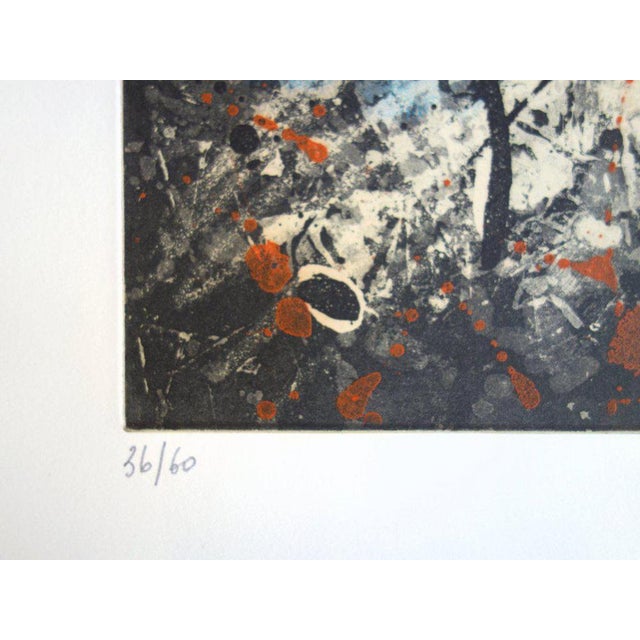 Satish Sharma, Composition pour Vence, Etching For Sale - Image 4 of 6