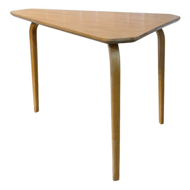 Triangular Modernist Coffee Table, Sweden, 1940s For Sale