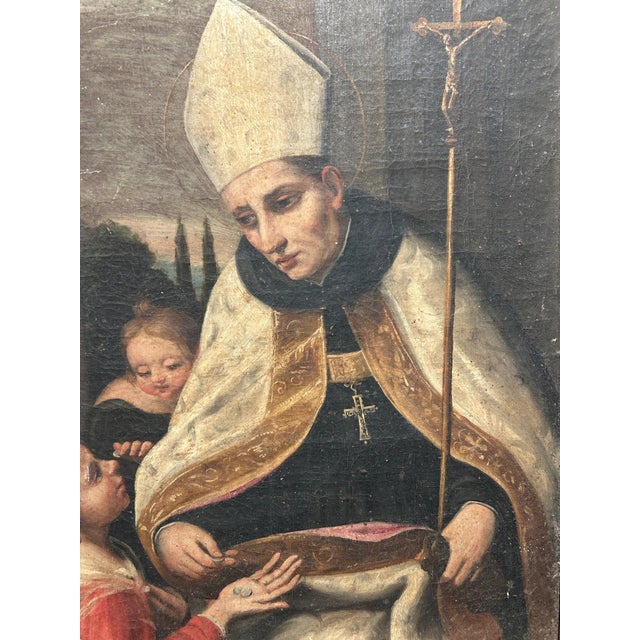 Saint Thomas of Villanova Giving Alms, Late 17th-Early 18th Century, Framed For Sale - Image 5 of 9