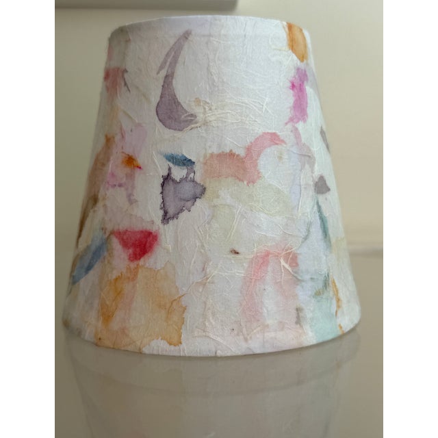 Hand-painted on rice paper, each shade is a one-of-a-kind creation. Sold as a pair, these one-of-a-kind shades are NOT...