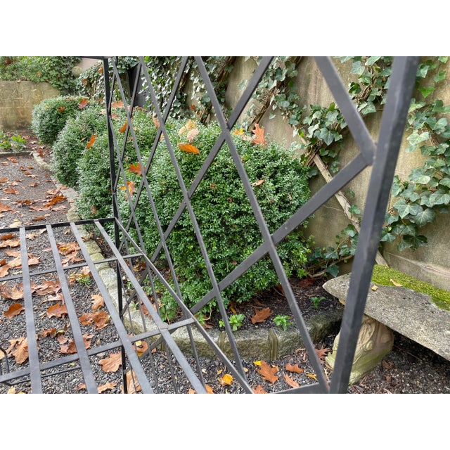 Metal Tres Chic French Style Wrought Iron Baker’s Rack For Sale - Image 7 of 12