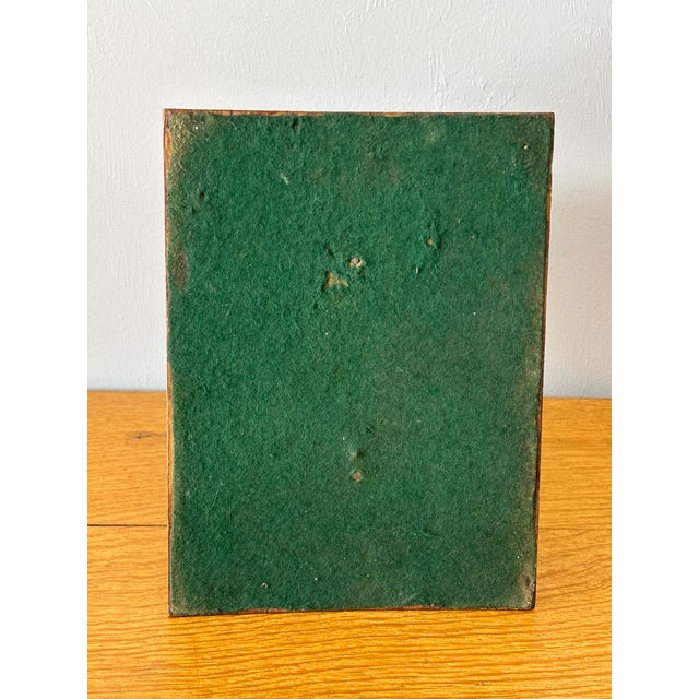 Antique English Oak and Brass Paper Rack For Sale - Image 9 of 9