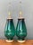 Vintage Emerald Glass Table Lamps - Set of 2 For Sale - Image 9 of 14
