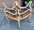 Late 19th Century Late 19th Century French Rococo Louis XV Ornately Carved Painted Distressed Corner Captain's Chair For Sale - Image 5 of 12