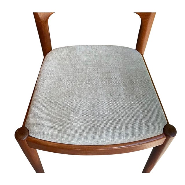 1970s Danish Modern Dining Chairs in Teak by Niels Koefoed for Koefoeds Hornslet Møbelfabrik A/S, Denmark, 1970s, Set of 3 For Sale - Image 5 of 16