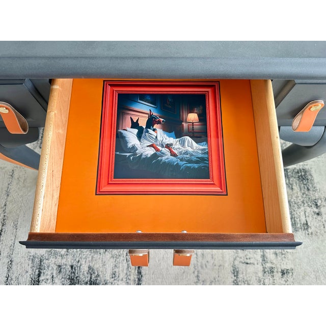 One of a Kind Doberman Statement Table For Sale - Image 6 of 16