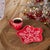 Kenneth Ludwig Chicago Ceramic Snowflake Plate (Set of 4) For Sale - Image 4 of 5