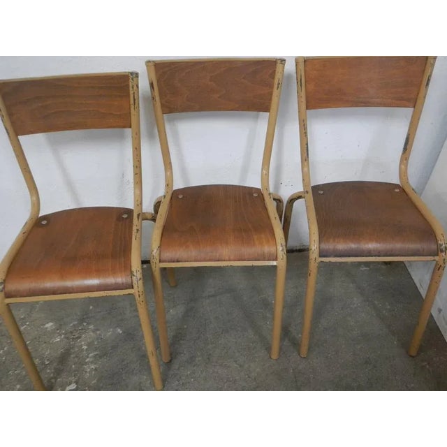 Stackable Chairs from Mullca, 1960s, Set of 6 For Sale - Image 10 of 12