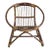 Vintage Mid Century Rattan Kid's Chair For Sale