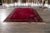 1920s Antique Red Art Deco Chinese Wool Rug 8 Ft 10 in X 11 Ft 4 In. For Sale - Image 5 of 12