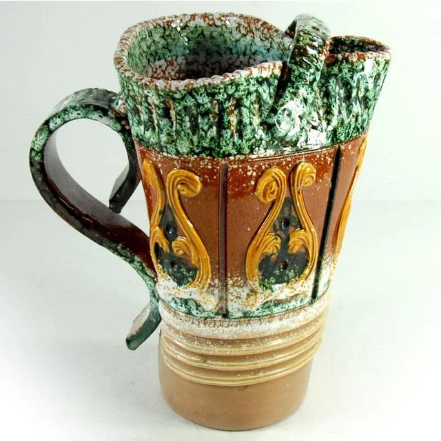 Large Vintage Italian Vase in Ceramic, 1960s For Sale - Image 4 of 11