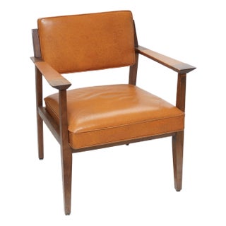 Mid 20th Century Stow & Davis Walnut Armchair For Sale