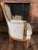 Late 19th-Century French Louis XV-Style Giltwood Bergère Armchair For Sale - Image 4 of 12